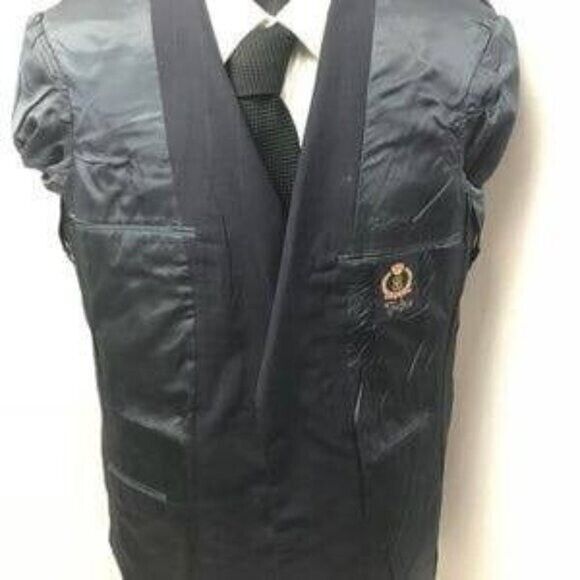 Vintage The Jones Store Co Sport Coat Blue Striped 2-Button Notch Union Made USA - Picture 8 of 8